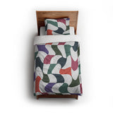 Twyla Checkered Multicolor twin - cotton - White Backing