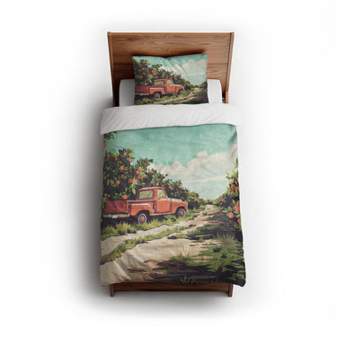 Orange Grove twin - cotton - White Backing