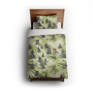 Mountain Bike Park twin - cotton - White Backing