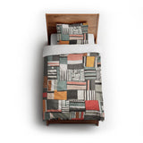 Ashton Multicolor twin - cotton - White Backing