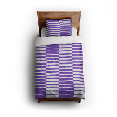 Spectra Purple twin - cotton - White Backing
