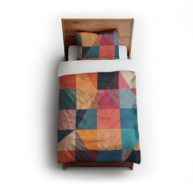 Faraz Multicolor twin - cotton - White Backing