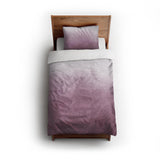 Kieran Watercolor Mauve Ombre twin - cotton - White Backing