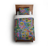 Kids Road Map twin - cotton - White Backing