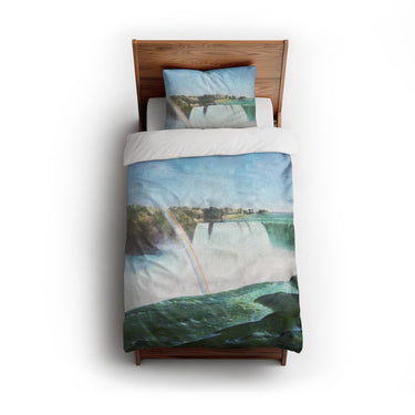 Niagara Falls Afternoon twin - cotton - White Backing