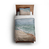 On the Beach by Fidelia Bridges twin - cotton - White Backing
