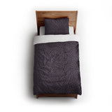 Kiva Purple twin - cotton - White Backing