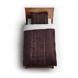 Felix Bleach Dye Burgandy twin - cotton - White Backing