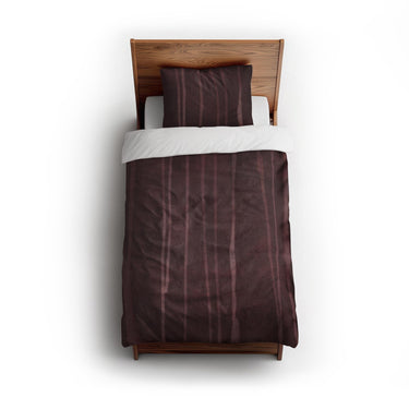 Felix Bleach Dye Burgandy twin - cotton - White Backing