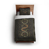 Snake in the Woods twin - cotton - White Backing