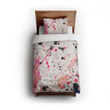 Kayla Paint Splatter twin - cotton - White Backing