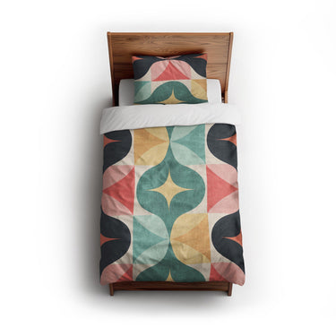 Maxine Multicolor twin - cotton - White Backing