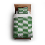 Spectra Green twin - cotton - White Backing