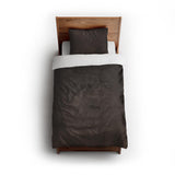 Keanu Watercolor Dark Brown Ombré twin - cotton - White Backing