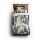 Downhill Descent twin - cotton - White Backing