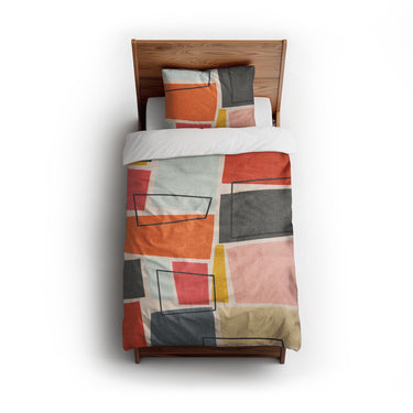 Margo Multicolor twin - cotton - White Backing