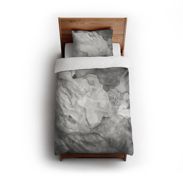 Zephyr Watercolor Inkwell twin - cotton - White Backing
