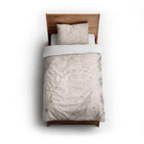 Stephanie Ivory Monotone twin - cotton - White Backing