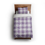 Buffalo Plaid Lilac twin - cotton - White Backing
