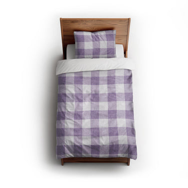 Buffalo Plaid Lilac twin - cotton - White Backing