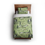 Out on the Links twin - cotton - White Backing
