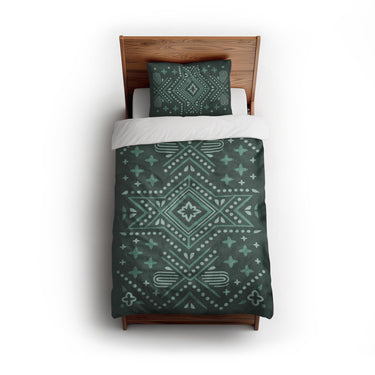 Durand Deep Turquoise twin - cotton - White Backing