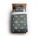 Musical Chimps twin - cotton - White Backing