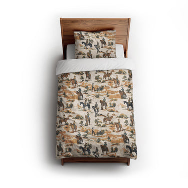 Desert Cowboys twin - cotton - White Backing