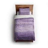 Jacinda Watercolor Purple Ombre twin - cotton - White Backing
