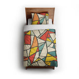 Arthur Multicolor twin - cotton - White Backing