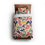 Bianca Multicolor twin - cotton - White Backing