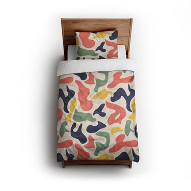Bianca Multicolor twin - cotton - White Backing