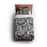 Harmon Surreal Chess BW twin - cotton - White Backing