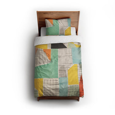 Djuna Ivory Multicolor twin - cotton - White Backing
