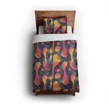 Hot Lava twin - cotton - White Backing