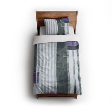 Gordian Purple twin - cotton - White Backing