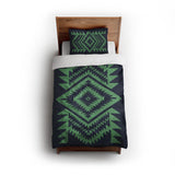 Reyno Kelly & Navy twin - cotton - White Backing