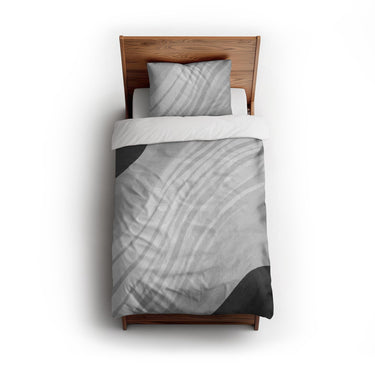 Elowin Greyscale twin - cotton - White Backing
