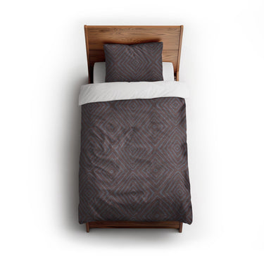 Terlingua Amethyst & Cobalt twin - cotton - White Backing