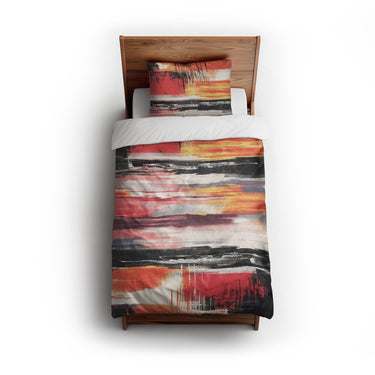 Jörgan Red & Black twin - cotton - White Backing