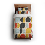 Otto Multicolor twin - cotton - White Backing