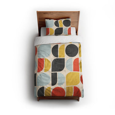 Otto Multicolor twin - cotton - White Backing