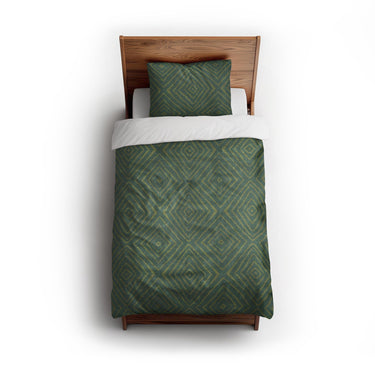 Terlingua Jade & Pyrite twin - cotton - White Backing