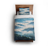 Blue Ridge Mountains twin - cotton - White Backing