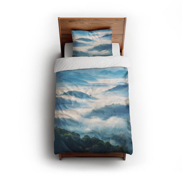Blue Ridge Mountains twin - cotton - White Backing