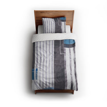 Gordian Blue twin - cotton - White Backing