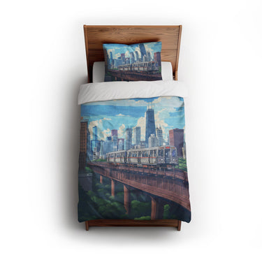 Chicago Metro twin - cotton - White Backing