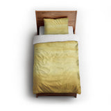 Jacinda Watercolor Yellow Ombre twin - cotton - White Backing