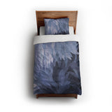 Dianthus Navy twin - cotton - White Backing