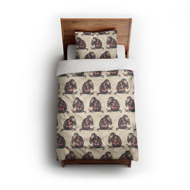 Thinking Chimps twin - cotton - White Backing